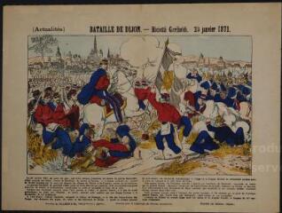 Bataille de Dijon .– Riciotti Garibaldi. (23 janvier 1871).