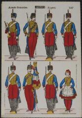 Armée francaise. Hussards (Ligne) (n° 227).
