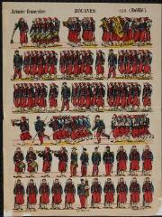 Armée française. Zouaves défilé (n° 1678).