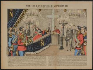 Mort de l'ex-empereur Napoleon III (Le 9 janvier 1873, à Chislehurts, Angleterre) (n° 2)