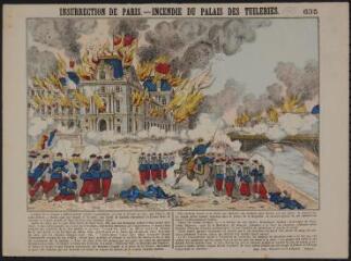 Insurrection de Paris.– Incendie du palais des tuilerie (n° 635).