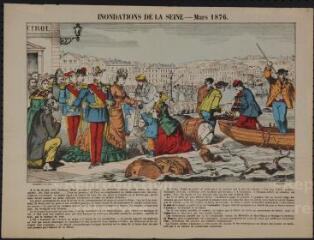 Inondations de la Seine - Mars 1876.