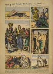 Les races humaines : Afrique, les populations de l'Égypte : Fellahs, Arabes et Berbères (n° 18).