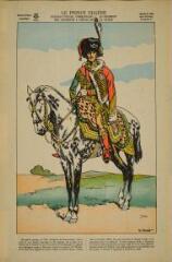 Le prince Eugène, vice-roi d'Italie, commandant le régiment des chasseurs à cheval de la Garde (n° 2059). Série État-Major de Napoléon 1er.