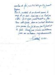 Décès le 30 janvier 1998 : condoléances et correspondance de camarades de la Résistance et d’associations patriotiques adressées à Elisabeth Absalon.