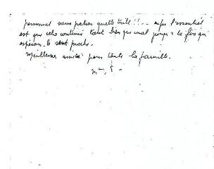 Incarcération d’Henri Absalon à la Prison Charles III de Nancy : correspondance échangée entre Elisabeth Absalon et Alfred Pinck, alias « Kadet », chef du secteur Armée secrète de Vaucouleurs (Meuse).