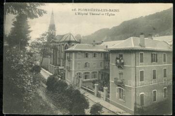 Plombières-les-Bains. - L'hôpital thermal et l'église.