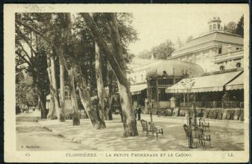 Plombières. - La petite promenade et le casino.