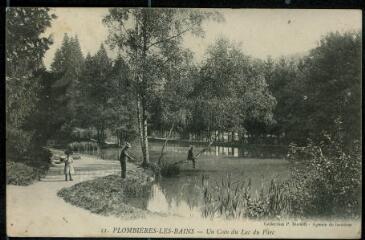 Plombières-les-Bains. - Un coin du lac du parc.