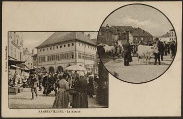 [Rambervillers]. - Le marché.