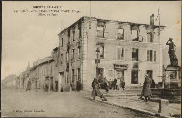 Guerre 1914-1915 - Hôtel du Pont (La Neuveville-Raon-l'Étape).