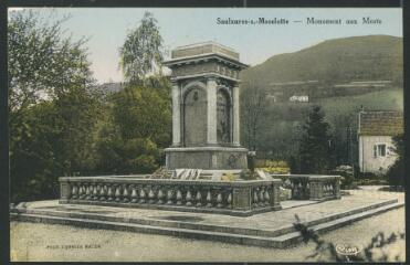 Saulxures-sur-Moselotte. - Monument aux morts.