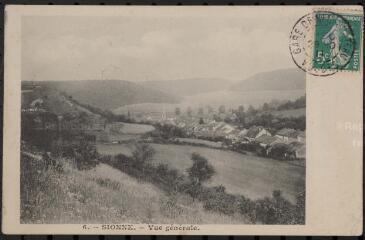 Sionne. - Vue générale de la commune dans la vallée.