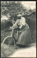 [Thaon-les-Vosges]. - Madame Delay, cycliste (membre du Cycle Thaonnais).