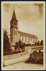 [Le Thillot]. - L'église et le monument aux morts.