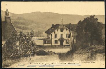 [Le Tholy]. - Hôtel Gérard, altitude 600 m.