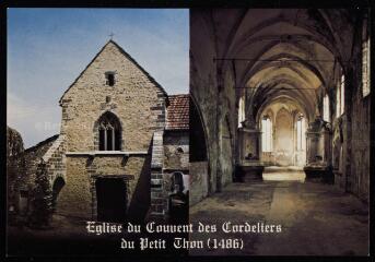 Église du couvent des cordeliers du Petits Thons (1486).