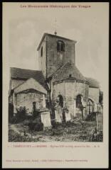 [Vomécourt]. - L'église (XIIe siècle), ensemble est.
