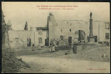 Xafféviller bombardé. Vue intérieure.