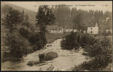 [Xonrupt-Longemer]. - Excursions de Gérardmer - La Vologne à Konrupt.