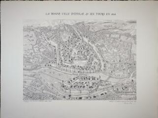 La bonne ville d'Épinal et ses tours en 1626.