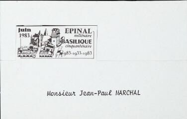 Monsieur Jean Paul Marchal.