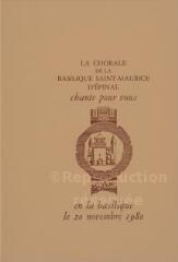 La chorale de la basilique Saint-Maurice d'Épinal chante pour vous.