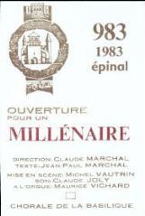 Ouverture pour un millénaire -983-1983 Épinal.