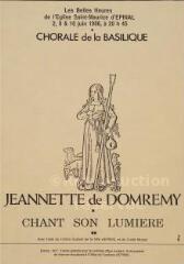 Jeannette de Domremy : chant, son, lumière.
