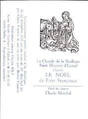La chorale de la basilique Saint-Maurice d'Épinal chante le Noël de Frère Francesco.