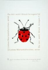 [Coccinelle] - Typographie en allemand, hommage pour la ville de Schwäbisch Hall.