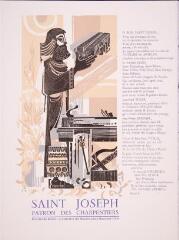 Saint Joseph : patron des charpentiers.