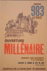 Ouverture pour un millénaire : chants, son, lumière.