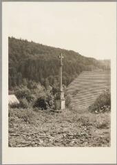 Girmont-Val-d'Ajol - croix de chemin de chemin de Méreille - 1724. – Vue d'ensemble.