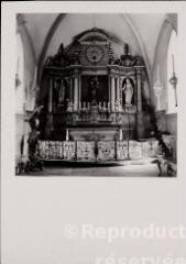 Cernay-l'Église - église Saint-Antoine. – Vue du maître-autel - XVIIe siècle.