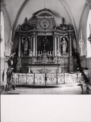 Cernay-l'Église - église Saint-Antoine. – Vue du maître-autel - XVIIe siècle.