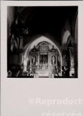 Cernay-l'Église - église Saint-Antoine. – Vue du maître-autel - XVIIe siècle.