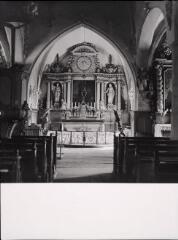 Cernay-l'Église - église Saint-Antoine. – Vue du maître-autel - XVIIe siècle.