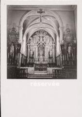 Chazot - église Notre-Dame-de-la-Nativité. – Vue de l'intérieur ; chœur.