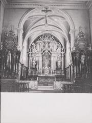 Chazot - église Notre-Dame-de-la-Nativité. – Vue de l'intérieur ; chœur.