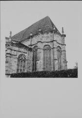 Autrey - abbaye Notre-Dame. – Vue rapprochée des façades.