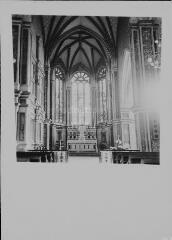 Autrey - abbaye Notre-Dame. – Vue de l'intérieur ; chœur et abside.