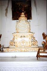 La Croix-aux-Mines, Le Chipal - chapelle Saint-Marc. – Détail du tabernacle du maître-autel - XVIIIe siècle.