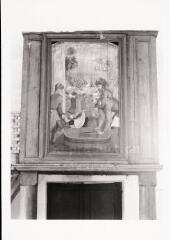 La Croix-aux-Mines, Le Chipal - chapelle Saint-Marc. – Vue d'un tableau représentant le miracle de la multiplication des grains par saint Nicolas - 1766.