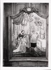 Épinal - musée départemental. – Vue d'un tableau représentant la présentation de Jésus au temple - XVIIe siècle.
