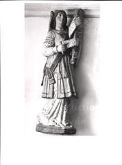 Gendreville - chapelle Notre-Dame-de-Bon-Secours. – Vue d'une statue de l'ange de l'Annonciation - XVIe siècle.