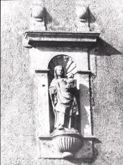 Longchamp-sous-Châtenois - église Saint-Élophe. – Vue d'une statue de Vierge à l'Enfant.