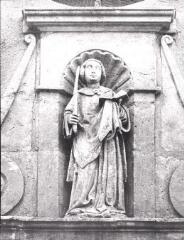 Longchamp-sous-Châtenois - église Saint-Élophe. – Vue d'une statue de saint.