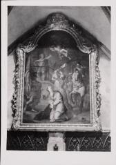 Rambervillers - église Sainte-Libaire. – Vue d'un tableau représentant sainte Libaire - J. de Senemont - 1777.