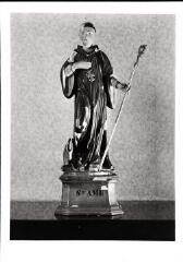 Raon-aux-Bois. – Vue d'une statuette de confrérie représentant saint Amé.
